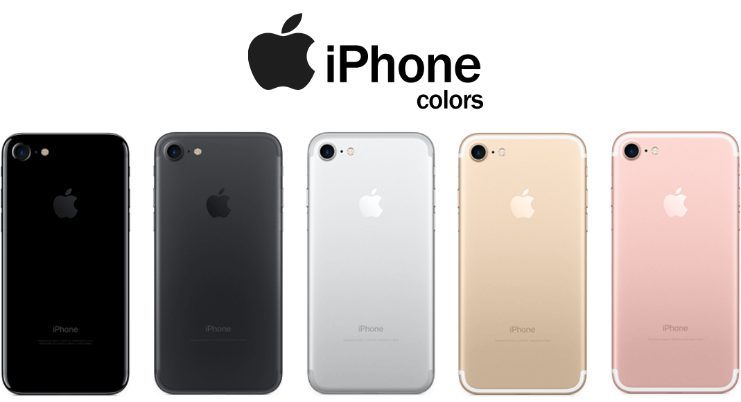 iPhone 7 цвета